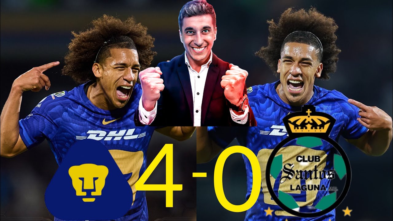 🚨PUMAS 4 - 0 SANTOS 🤩 Me DESHAGO en ELOGIOS PARA COCO CARRASQUILLA: “Es el PEDRI  de PUMAS” 🇵🇦 
