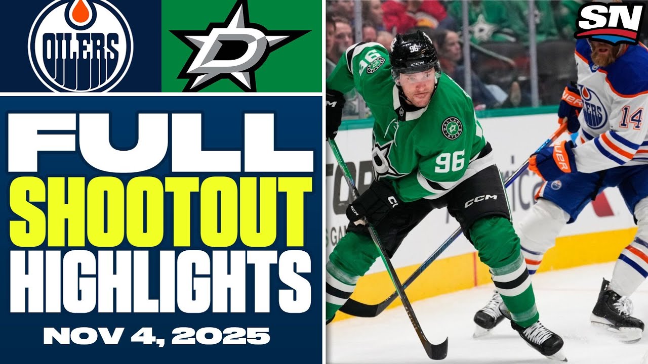 Edmonton Oilers at Dallas Stars | FULL Shootout Highlights - November 4, 2025