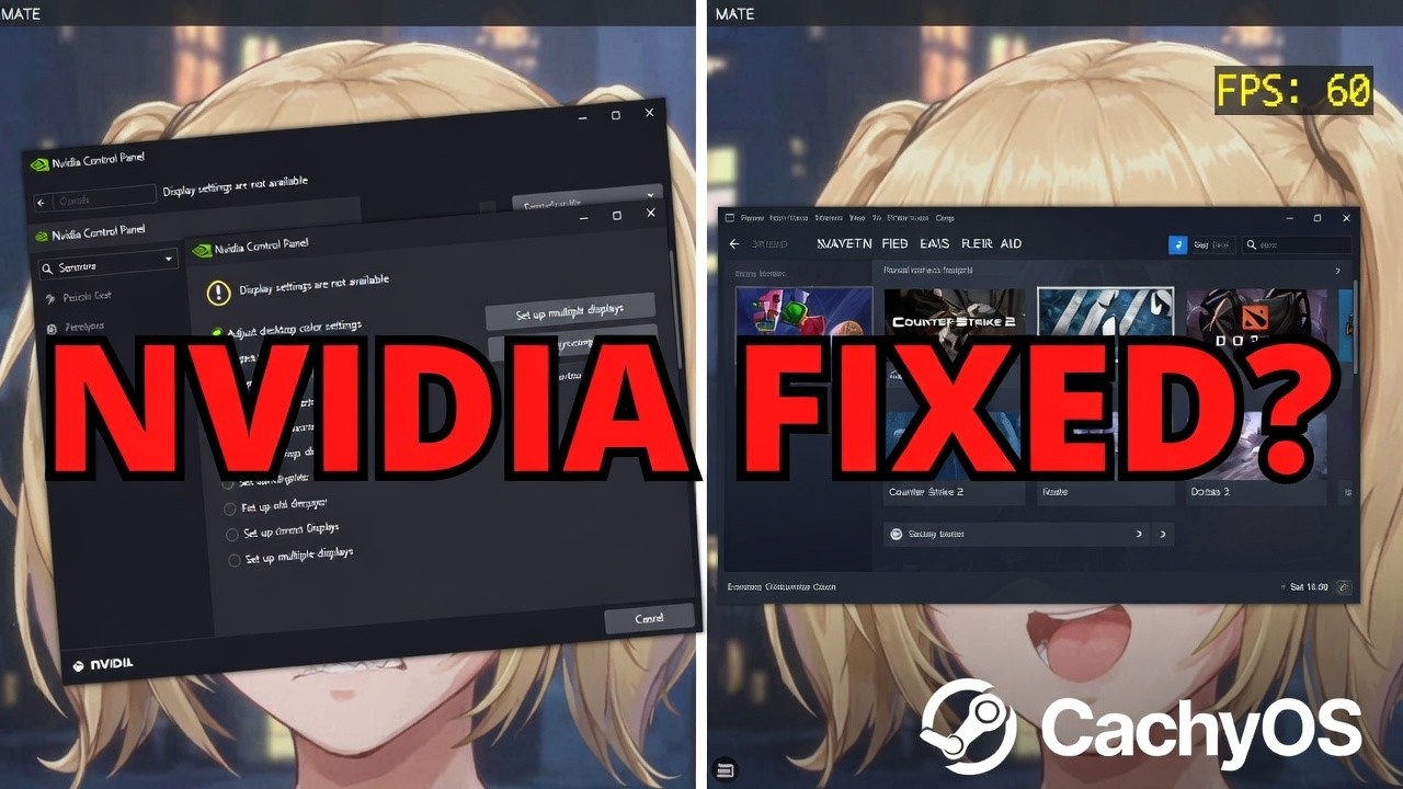 CachyOS Nvidia Nightmare Fixed? Dual Screen + Gaming Test Live (Linux Mint Escape)