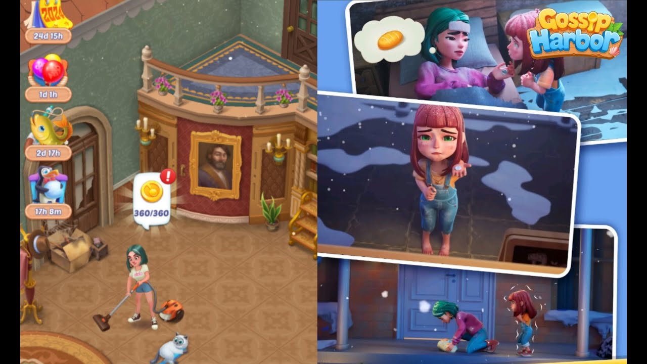 Gossip Harbor : Merge Game /🍰☕️ Day 109  Level 91 Part 109 🥖🍞