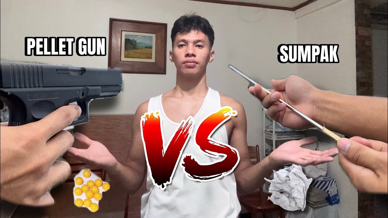 SUMPAK VS PELLET GUN EXPERIMENT 