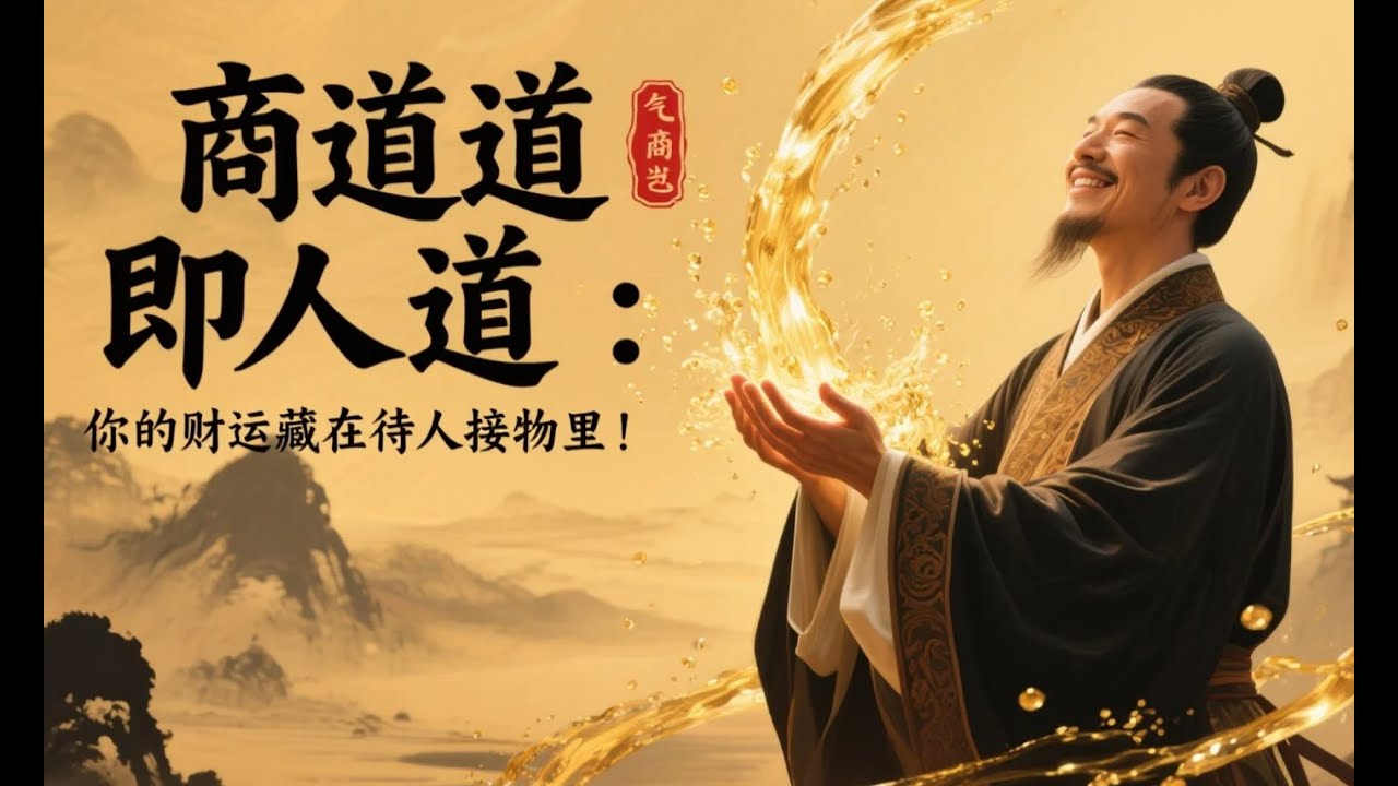 商道即人道：你的“财运”藏在待人接物里#商道 #財富思維 #國學智慧 #因果報應 #個人成長 #人性 #搞錢 #孟洛川 #能量場 #覺醒