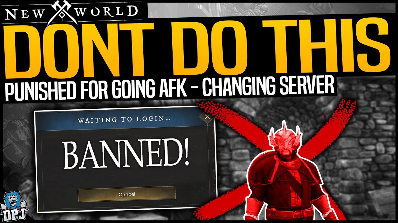 New World: DONT DO THIS! - AFK BANNING? - Changing Servers With Character - New World On Console?