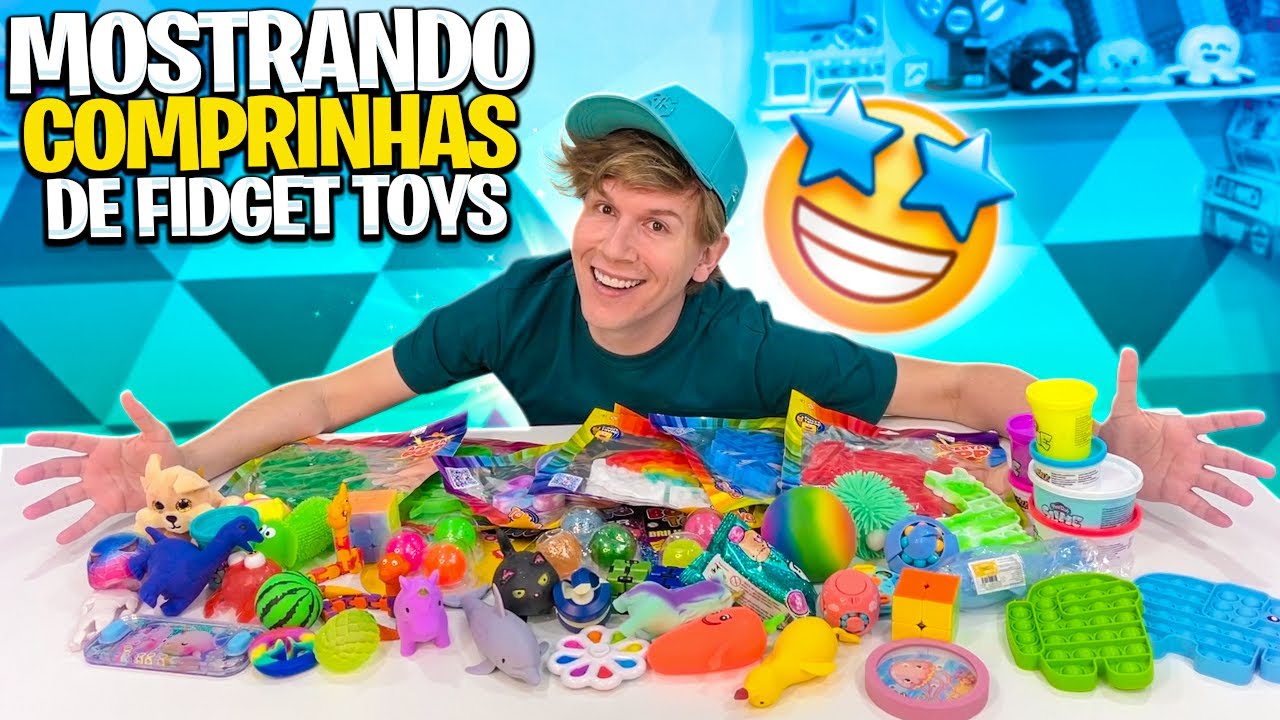 TESTANDO e AVALIANDO meus NOVOS FIDGET TOYS - NOVIDADES! | TIO LUCAS