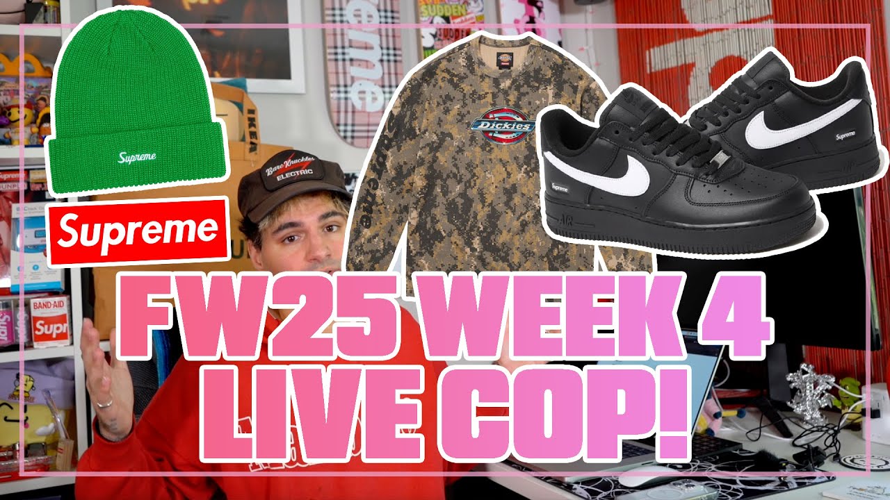 Supreme FW25 Week 4 Live Cop!