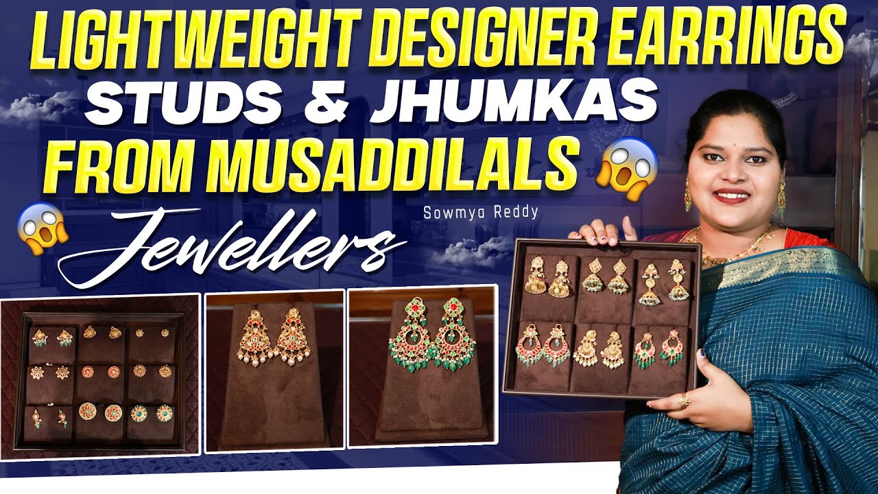 You Haven't Seen Jhumkas Like This! 🤫 Musaddilals Designer Studs & Jhumkas