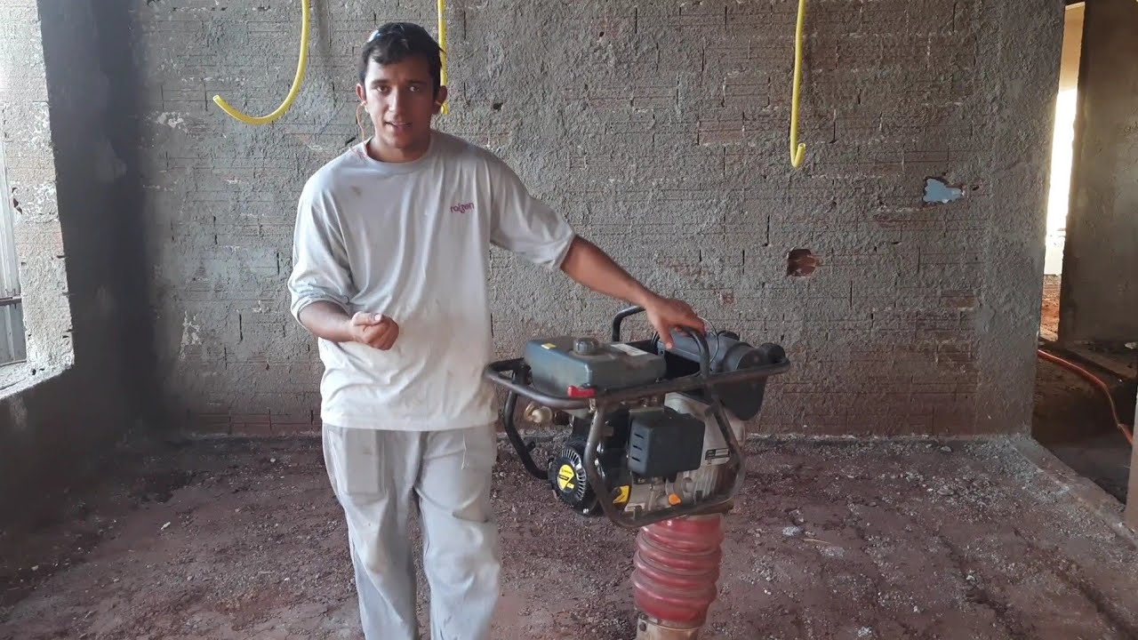 como utilizar COMPACTADOR de SOLO motorizado 
