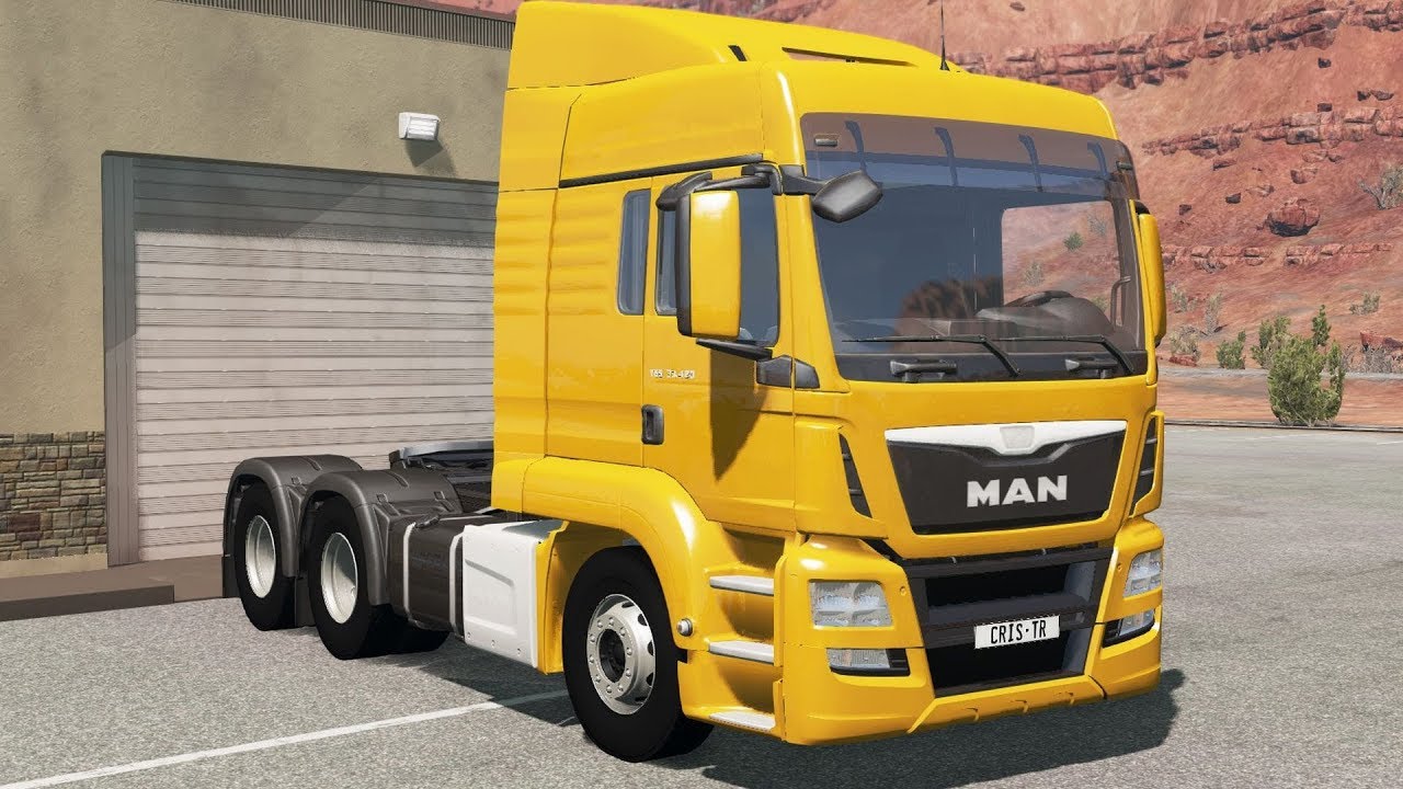 BeamNG Drive - MAN TGS 6x4 Semi Truck in Utah