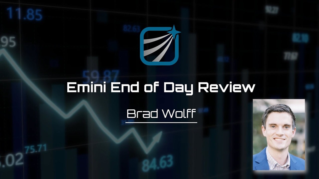Индекс SP500 Emini: гэп вверх, двойная вершина, затем верхний и нижний торговые диапазоны - 10 ап...