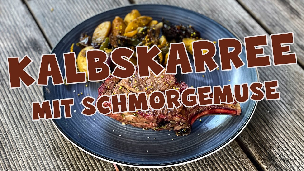 Kalbskarree mit Schmorgemüse