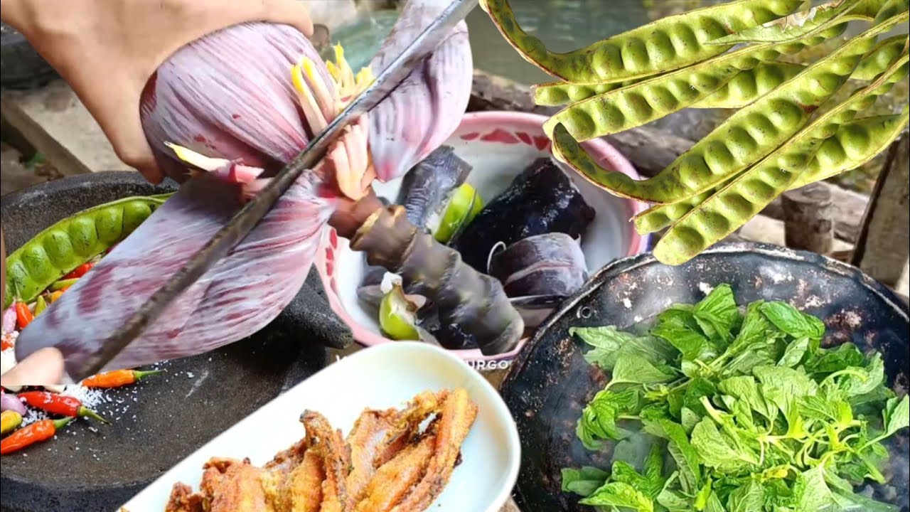 KATANYA PAKAN TERNAK!! Pria desa diejek makan jantung pisang dan pakis