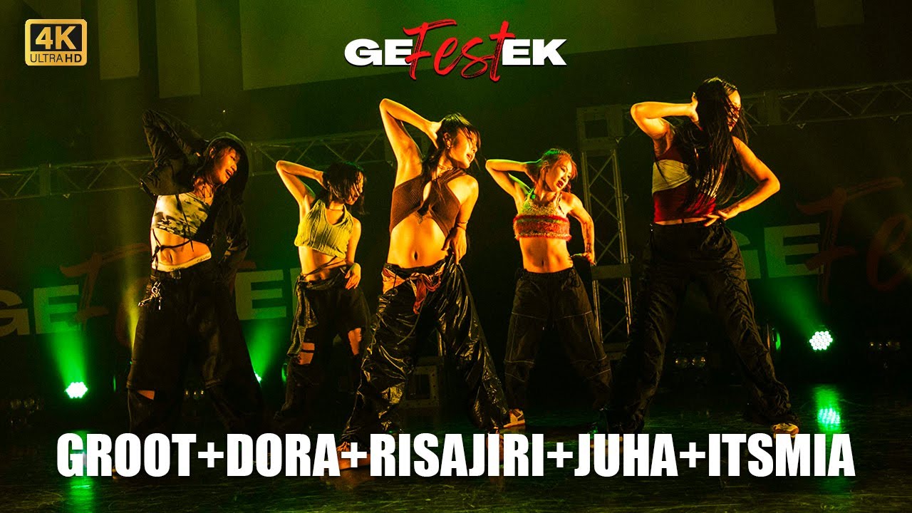 GROOT+DORA+RISAJIRI+JUHA+ITSMIA - GEEKOUT FEST. 2024