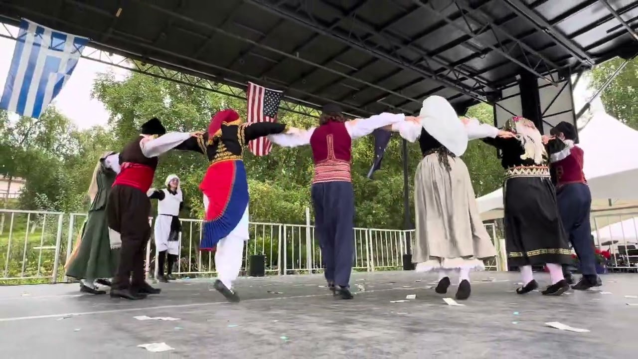 Welcome to the 2025 Alaska Greek Festival Featuring Dancers in Native Dress Performing Lively Dance