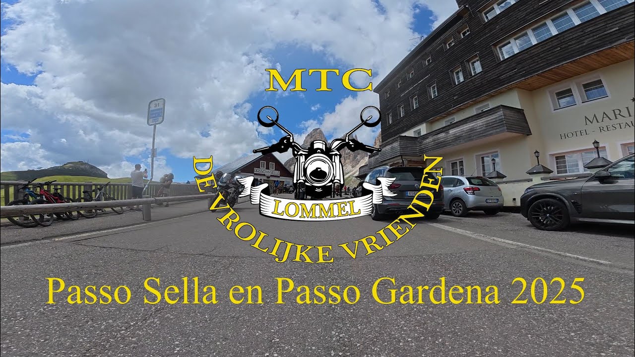 Dolomieten Afdaling Passo Sella en beklimming Passo Gardena 2025  van MTC De Vrolijke Vrienden