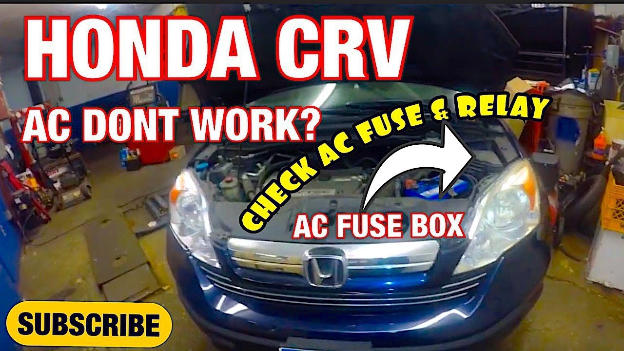 AC Dont Work on 2008 Honda crv Check fuse & Relay