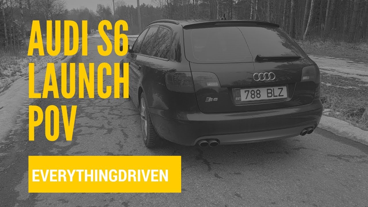 AUDI S6 (C6) 5.2 V10 POV - Test Drive, Launch, Acceleration and Drone Shots I Everything Driven