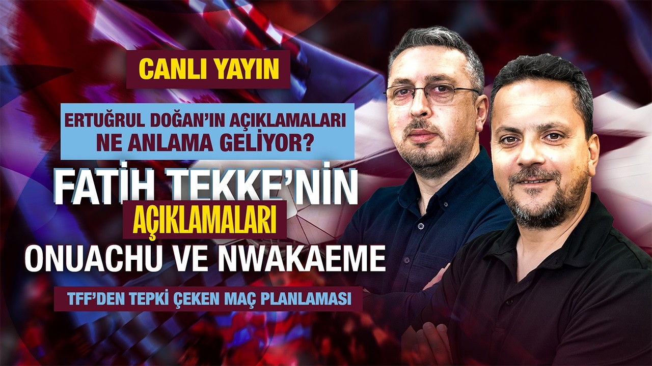 Trabzonspor'da yaşanan son gelişmeler Saha Kenarında masaya yatırılıyor - CANLI YAYIN