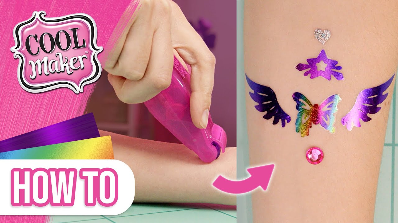 How to Create Flawless Tattoos with Shimmer Me Body Art | Cool Maker | Toys for Kids