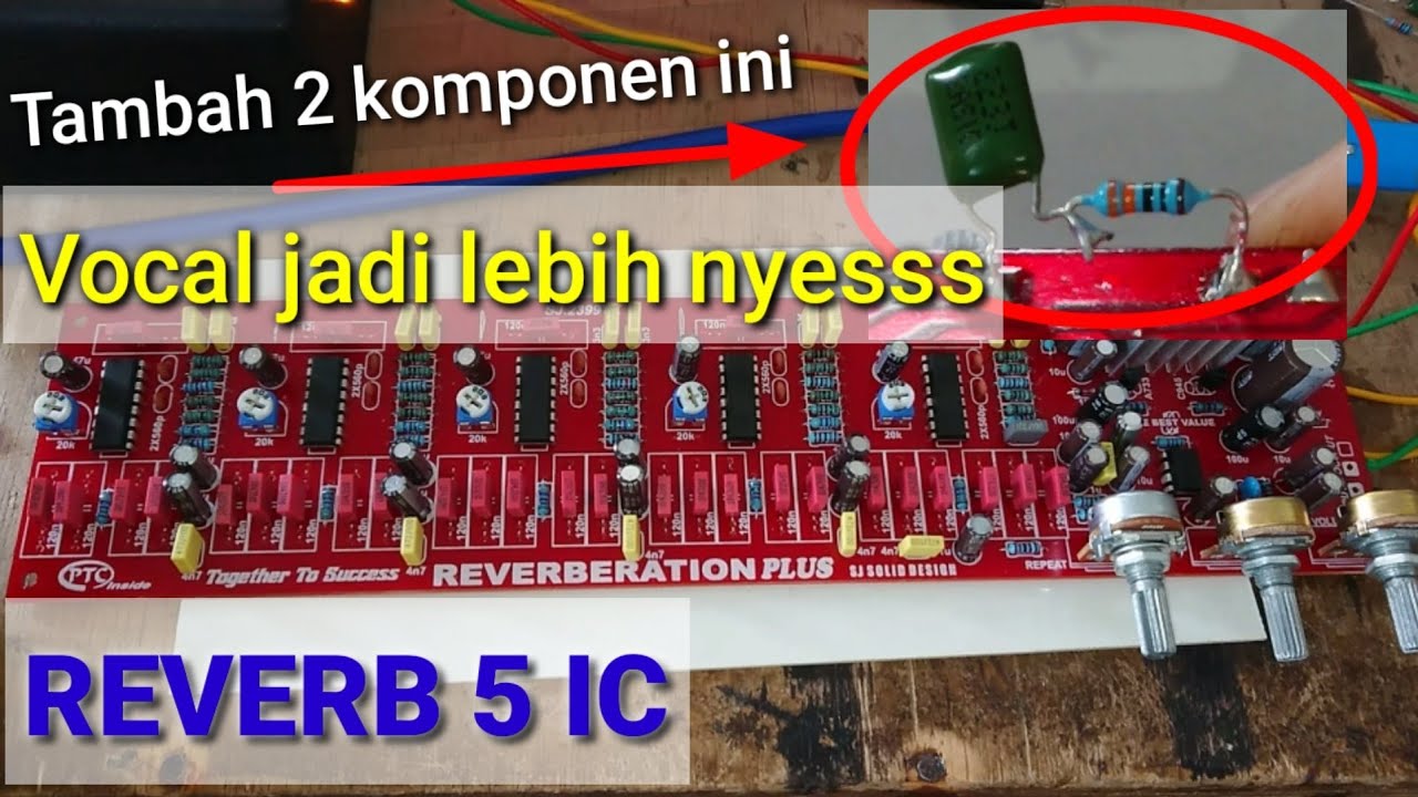Cara modifikasi supaya vocal lebih nyes karakternya pada kit reverb ini bukan pantulannya