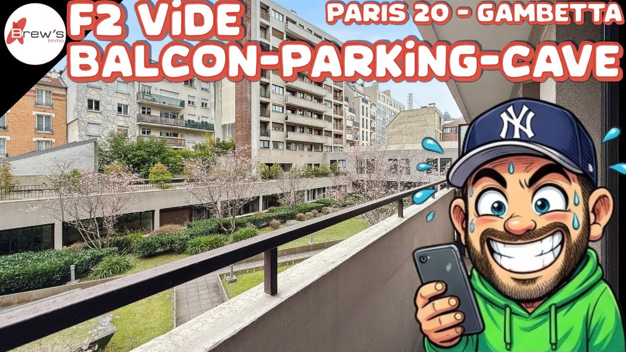 🔥 2 Pi&egrave;ces &agrave; Louer vide &agrave; Paris 20 Gambetta - Balcon, Parking & Chauffage Inclus ! 💡