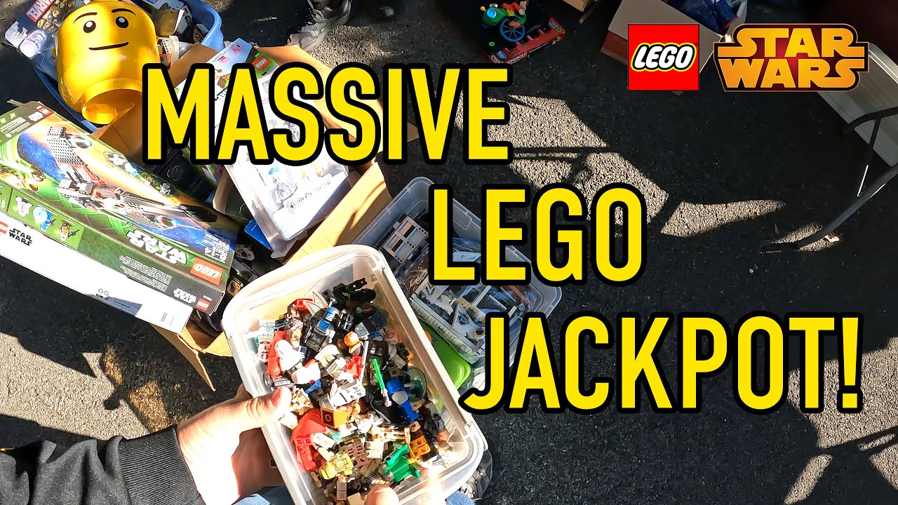 JACKPOT LEGO & SKYLANDERS MASSIVE GARAGE SALE HAUL! #lego #skylanders #garagesale #ebay #starwars