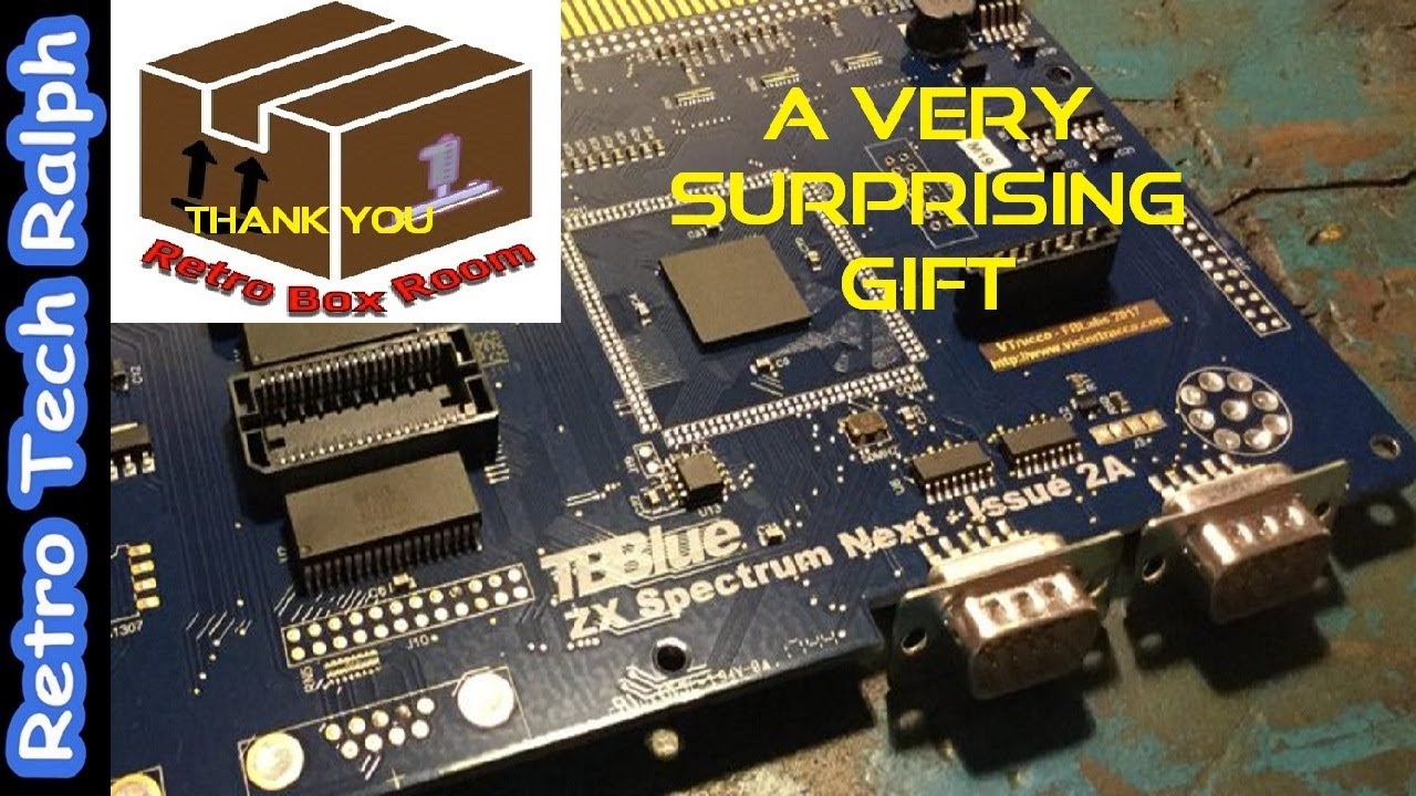 ZX Spectrum Next Motherboard Signed Present from a Friend