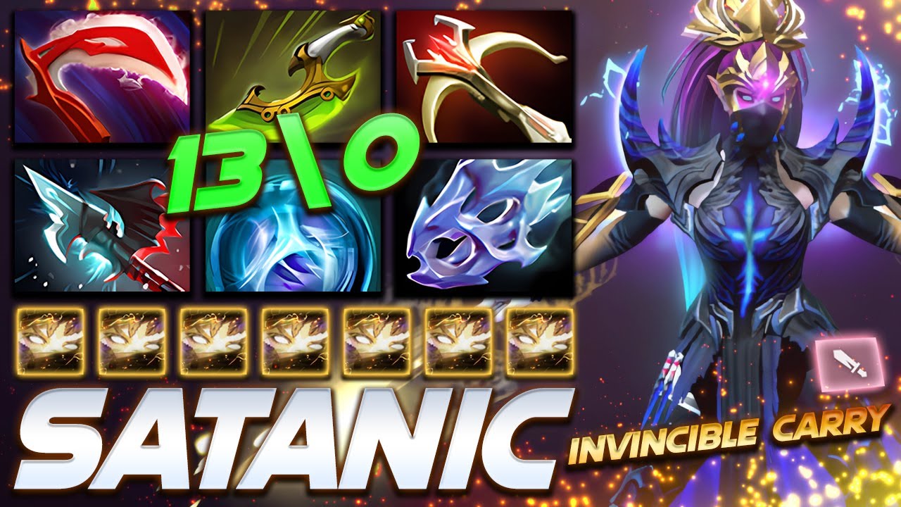 Satanic Templar Assassin Invincible Carry - Dota 2 Pro Gameplay [Watch & Learn]