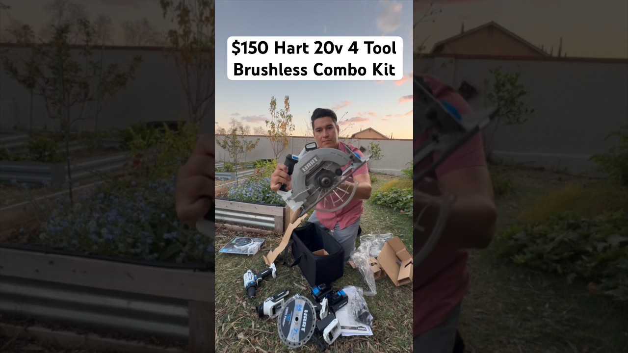 HART 20v 4 Tool Combo Kit Unboxing #gardentools