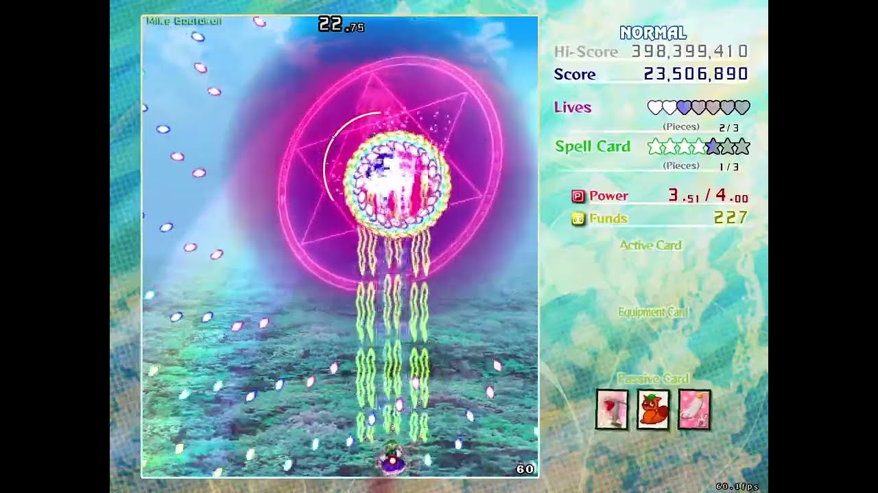Touhou 18 ~ Unconnected Marketeers - 1cc Normal as Sanae Kochiya