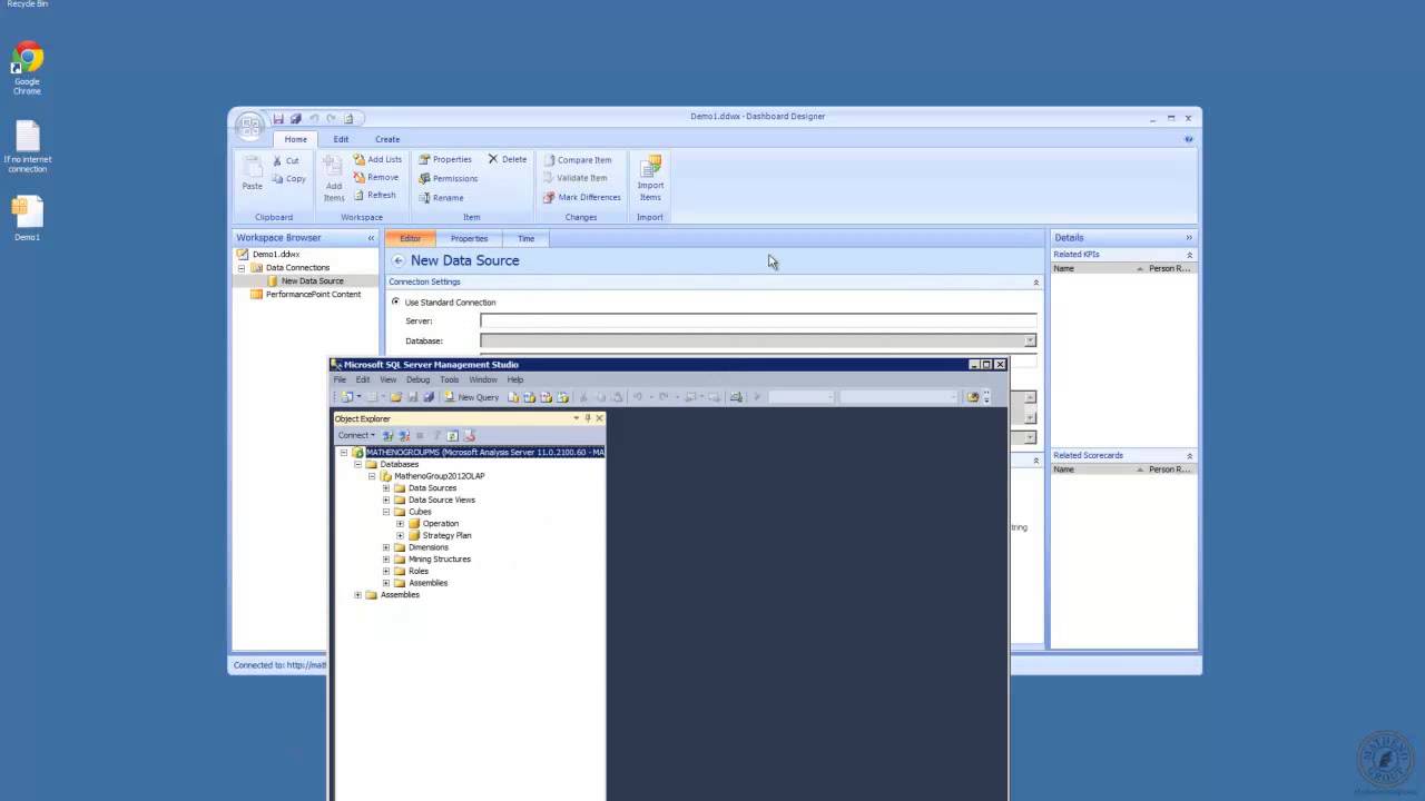 SharePoint 2010 Business Intelligence 5.1 PerformancePoint Services Dashboard Designer Introducion