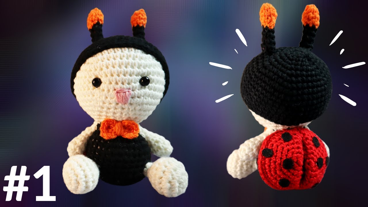 БОЖЬЯ КОРОВКА. Эпизод 1 | КАК ВЯЗАТЬ КРЮЧКОМ | Учебник по AMIGURUMI