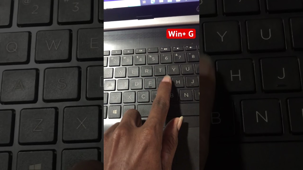 Windows Shortcut (Win+G) 💻 #trending #youtubeshorts #windows #windowsshortcut #shorts