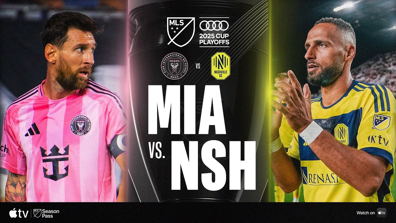 Inter Miami CF vs. Nashville SC | Full Match Highlights | 2025 Audi MLS Cup Playoffs