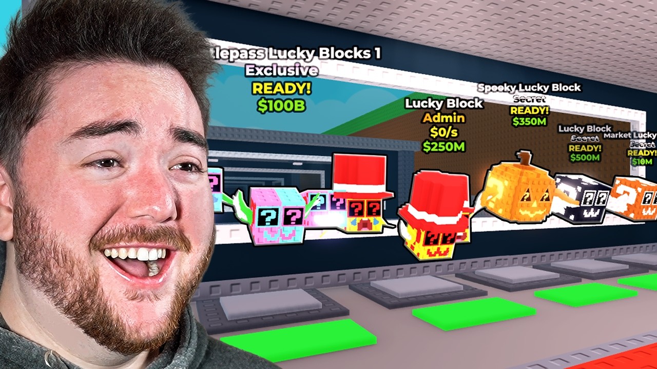 Steal a Brainrot but its ALL LUCKY BLOCKS