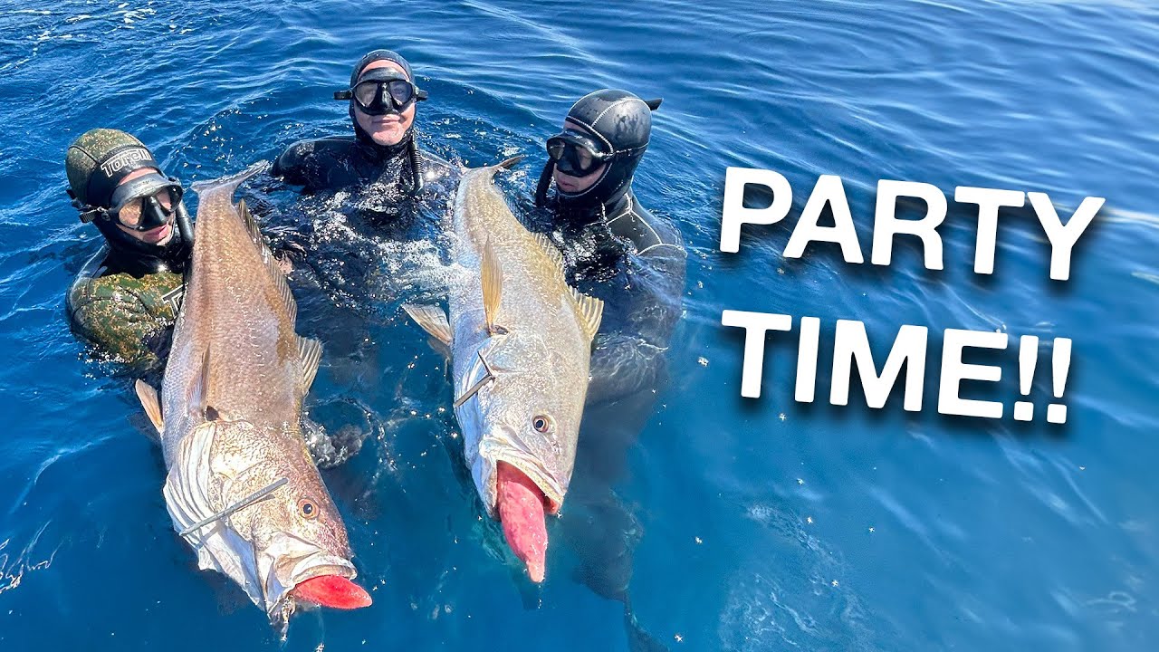 When Spearfishermen have a Buck's Party!!