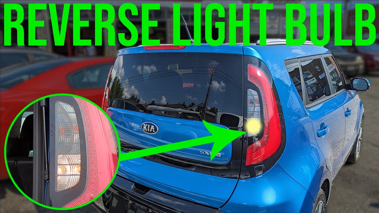 How to Replace Reverse Light Bulb - Kia Soul (2014-2019)