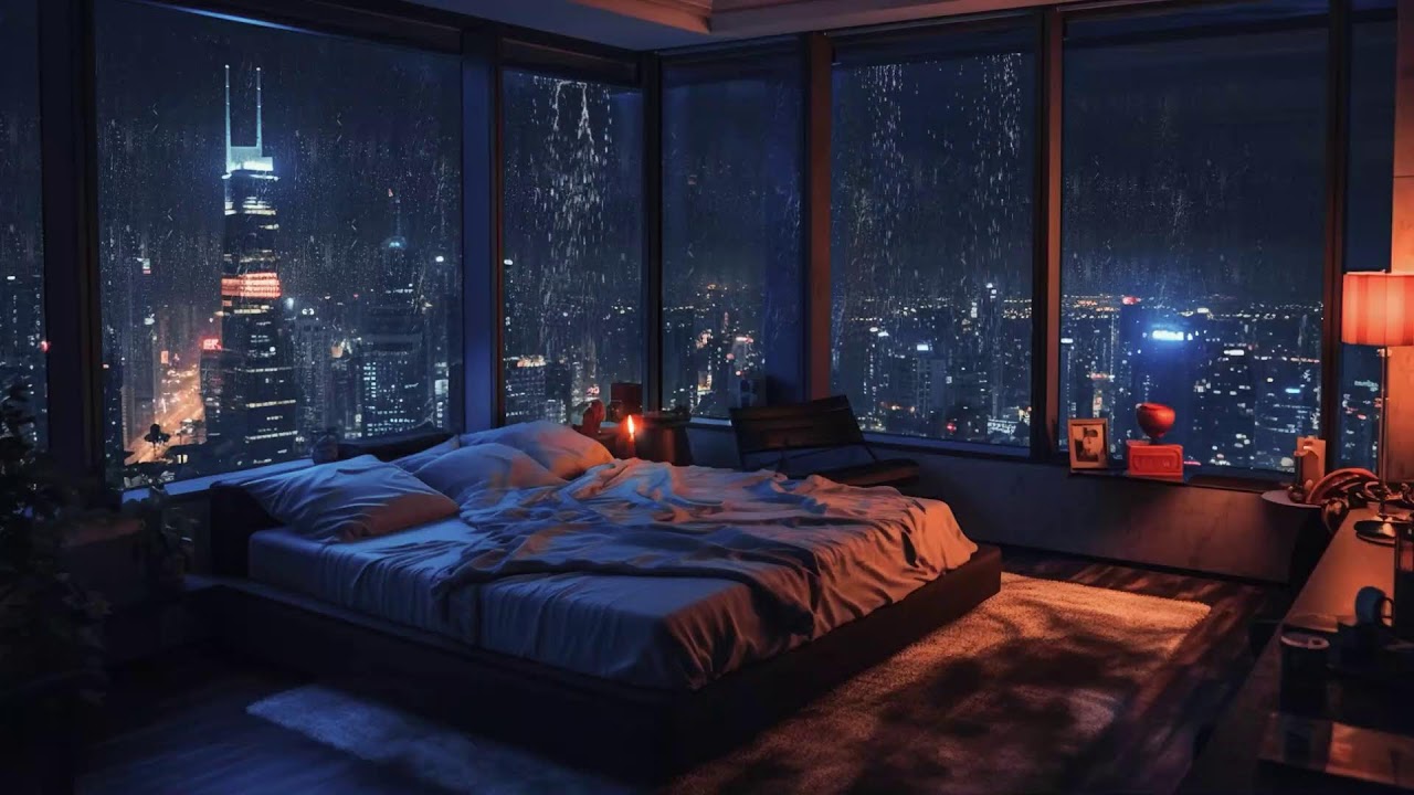 Soft Rain Lofi Jazz  Café Piano Music for Work, Study, Chill & Stress Relief 🌧️