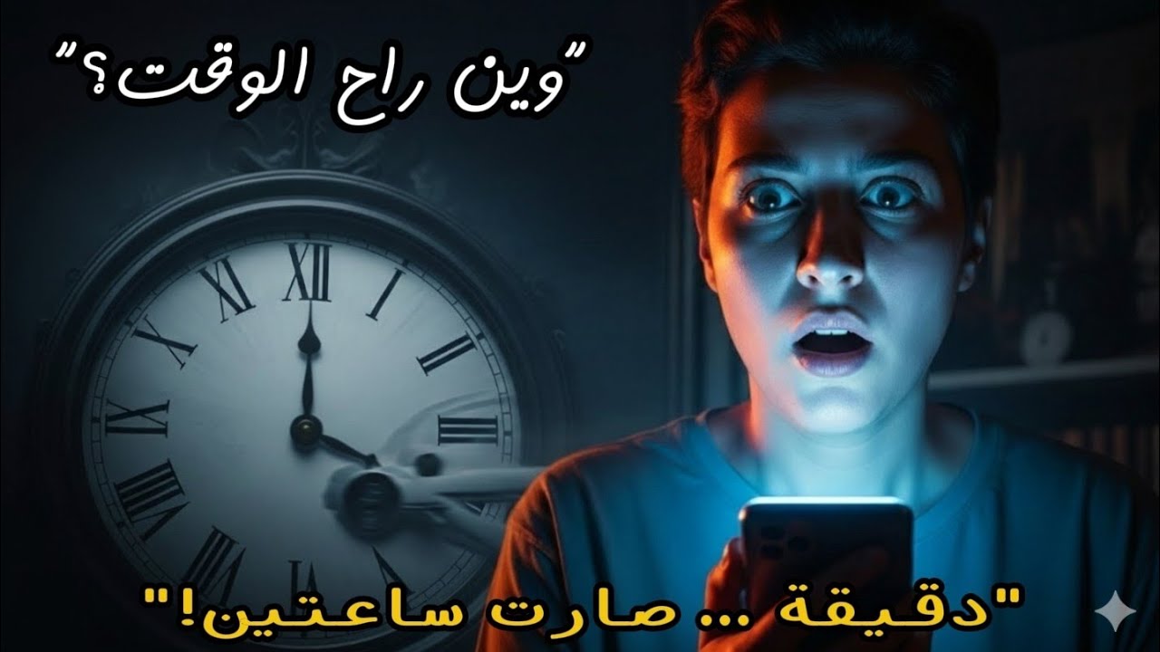 دقيقة… صارت ساعتين! | كيف نضيّع وقتنا بدون ما نحس؟