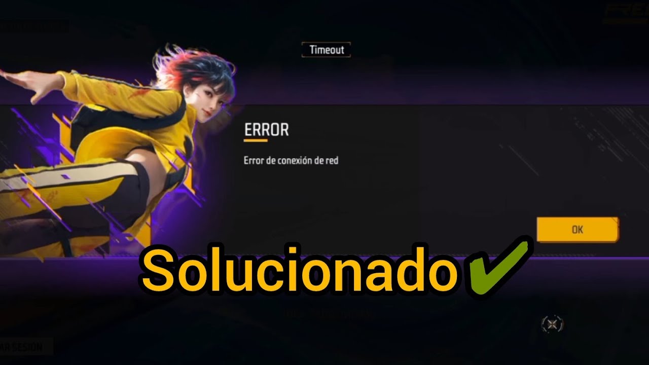 Solución al error de conexión en Free Fire