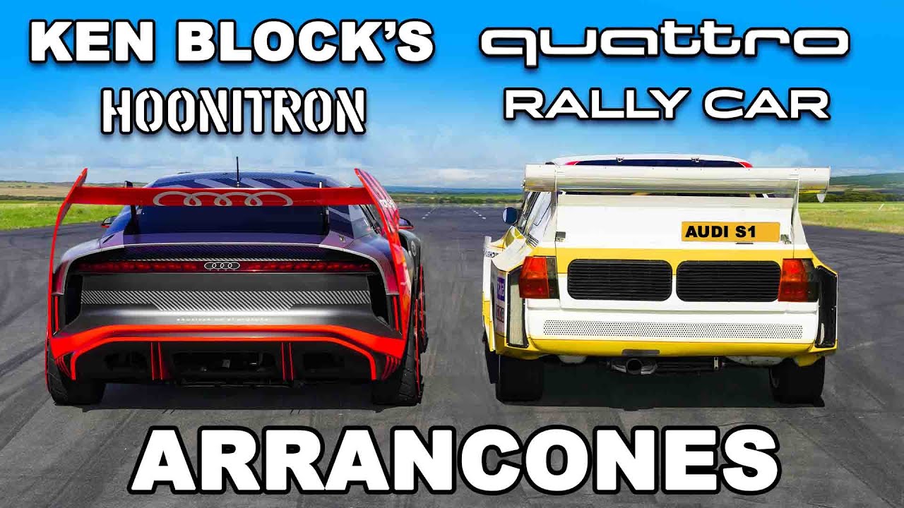 Ken Block Hoonitron vs Audi Quattro de Rally: ARRANCONES