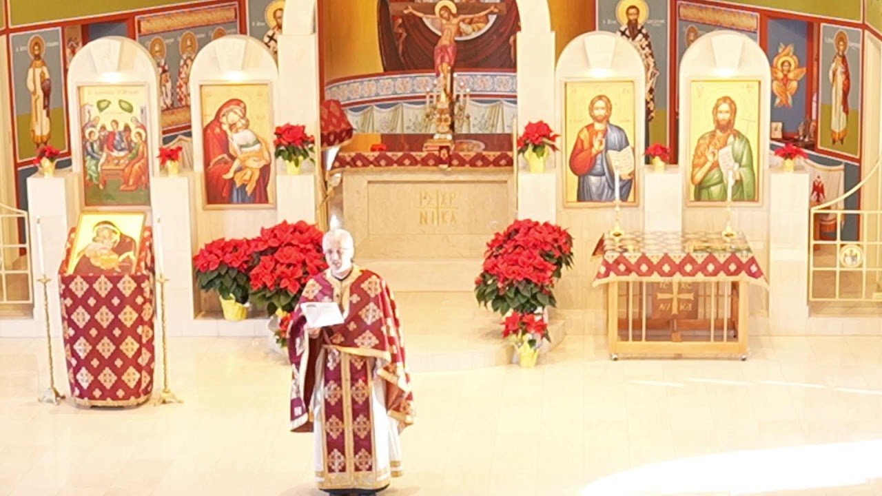 Matins and Holy Liturgy, Sunday December 14, 2025