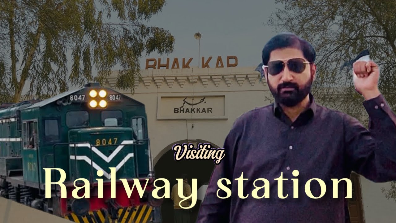 Visiting railway station | ریلوے سٹیشن پہ کیا دیکھا 😂