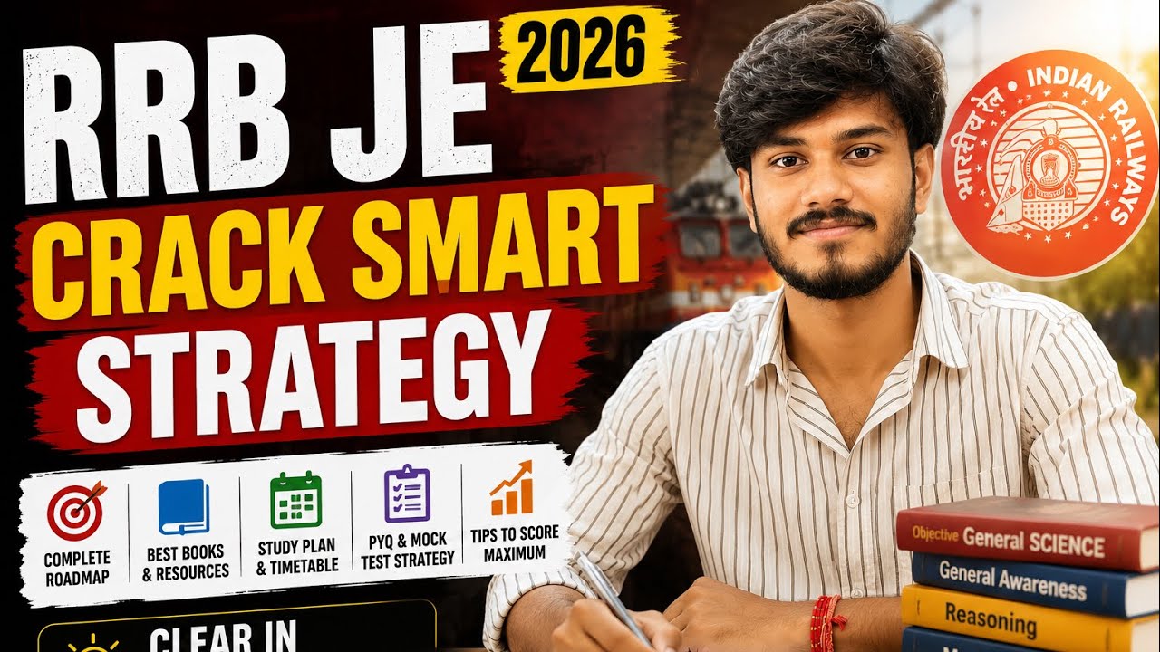 RRB JE 2026 Smart Preparation Plan 🔥| Don&rsquo;t Start Before Watching This❌