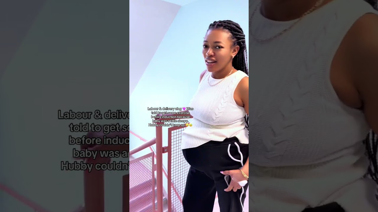 Labour & delivery vlog 💜 Was told to get some exercise before induction bc baby was a little sleepy 