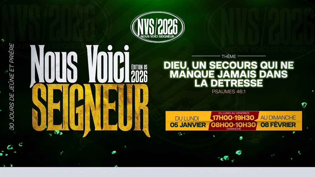 30 JOURS DE JEUNE ET PRIERE: NOUS VOICI SEIGNEUR// JOUR 11// 16 JANVIER 2026