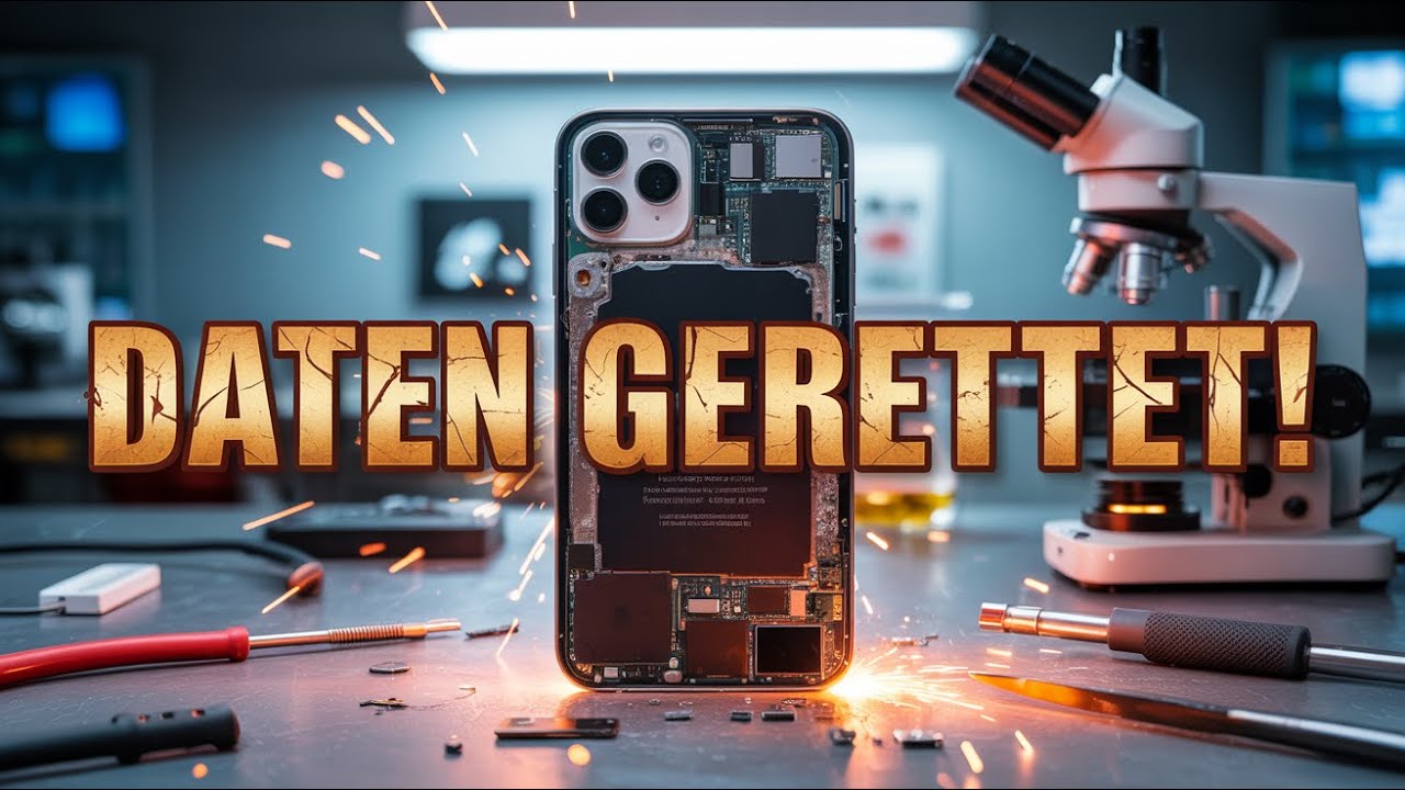 🔥 iPhone 11 zerstört durch Reparaturversuch – RESQ rettet 💾 alle Daten, wo andere längst aufgeben! ❌