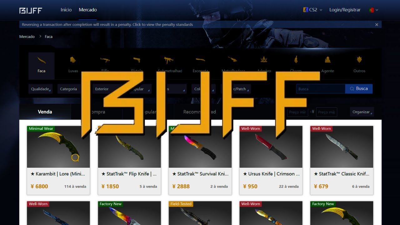 💣 A volta do BUFF.163 | Panorama sobre COMPRA e VENDA de Skins de CS2 baratas DIRETO DA CHINA