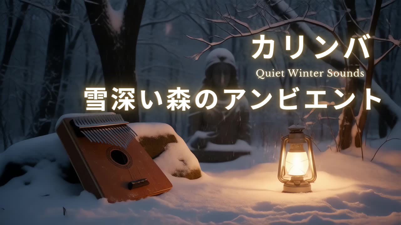 カリンバ｜雪深い森の静かなアンビエント