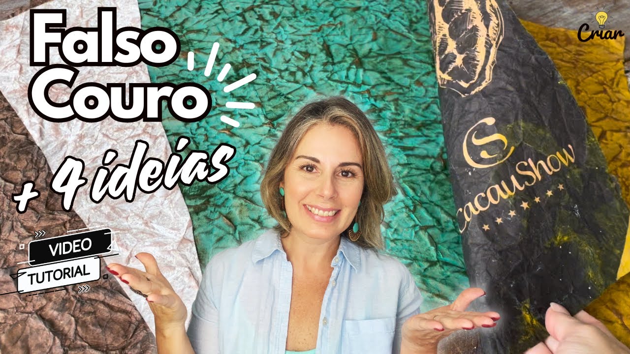 COMO TRANSFORMAR SACOLAS DE PAPEL EM COURO FAKE + 4 Ideias de aplicação!