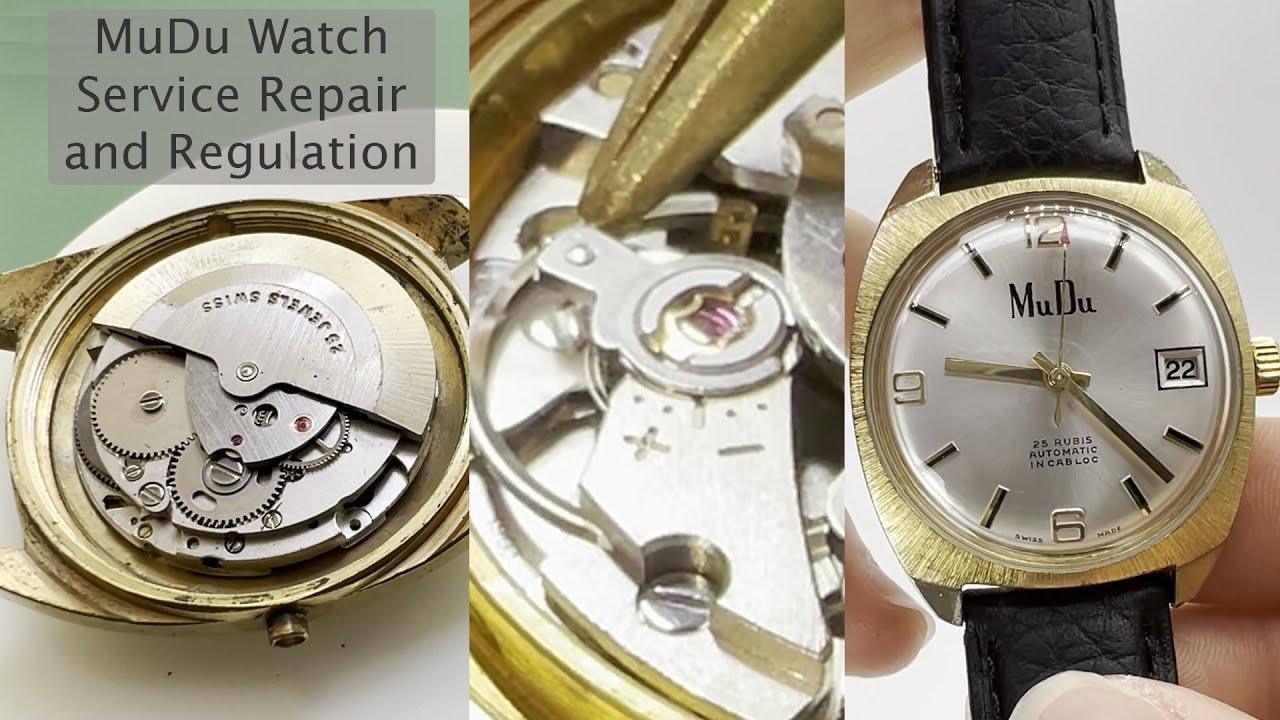 Vintage MuDu Watch - Service Repair and Regulation -  Caliber AS 1903 - Full Regulation and Timing